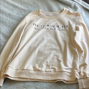Women's Cream Sweatshirt